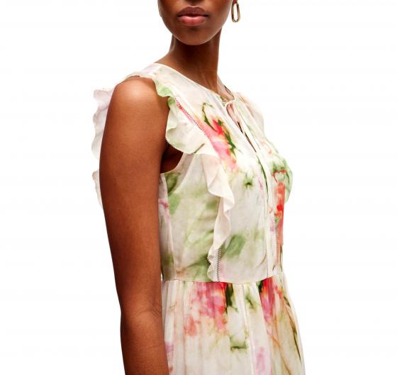 BOSS Abito Donna Con Stampa In Crepe Stropicciato Con Dettagli In Pizzo DACRINA 50514364 Colore Fantasia Multicolore