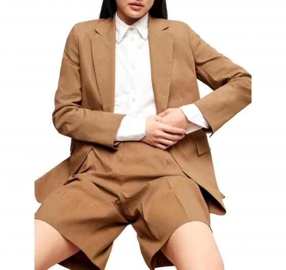 BOSS Giacca Donna Regular Fit In Misto Lino JASENA 50512888 Colore Beige
