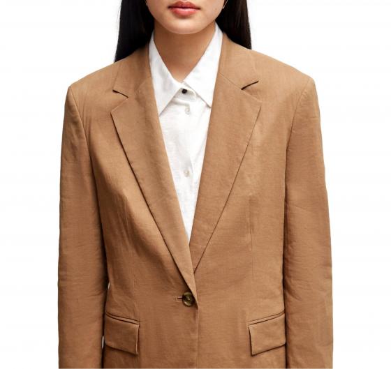 BOSS Giacca Donna Regular Fit In Misto Lino JASENA 50512888 Colore Beige