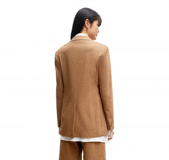 BOSS Giacca Donna Regular Fit In Misto Lino JASENA 50512888 Colore Beige