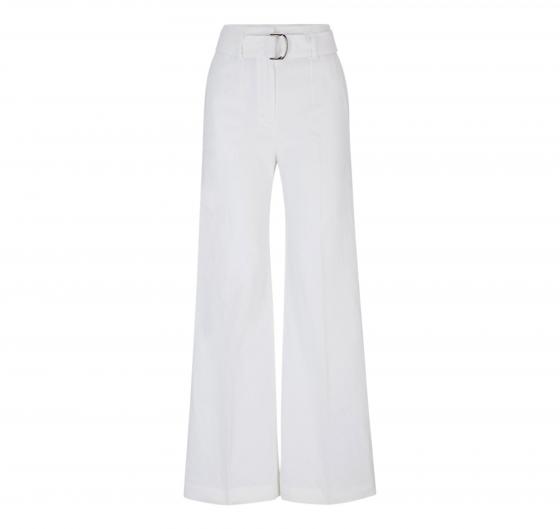 BOSS Pantalone Donna Relaxed Fit In Misto Lino TASENA 50512889 Colore Bianco