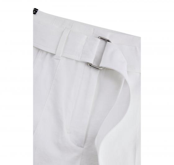 BOSS Pantalone Donna Relaxed Fit In Misto Lino TASENA 50512889 Colore Bianco