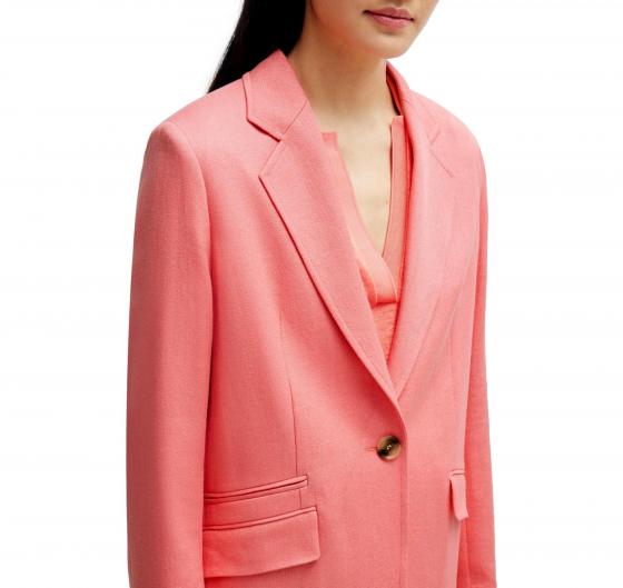 BOSS Giacca Donna Over Relaxed Fit In Twill Di Misto Lino JOPETA 50512882 Colore Orange Light
