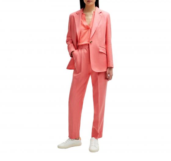 BOSS Giacca Donna Over Relaxed Fit In Twill Di Misto Lino JOPETA 50512882 Colore Orange Light