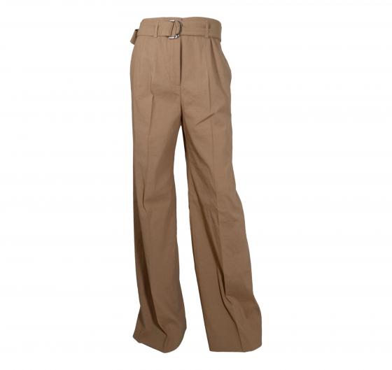 BOSS Pantalone Donna Relaxed Fit In Misto Lino TASENA 50512889 Colore Beige