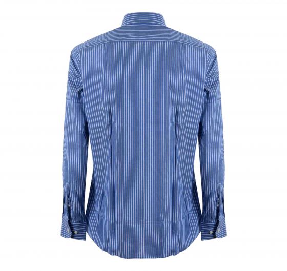 BOSS Camicia Uomo Slim Fit In Cotone Elasticizzato Facile Da Stirare A Righe 50512663 Colore Blu