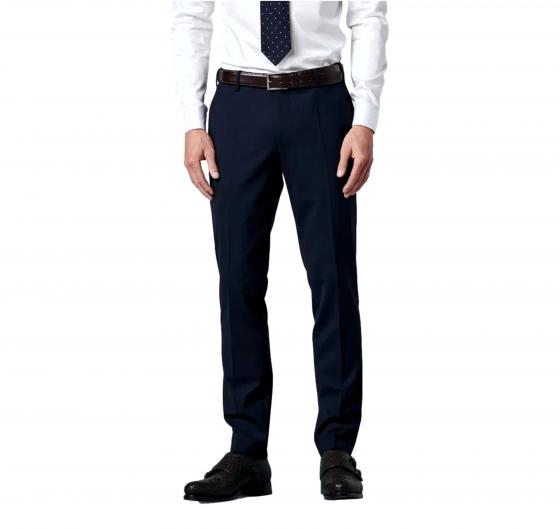 MEYER Pantalone Uomo Modello Oslo Perfect Fit 9-344/17 Colore Blu Marine