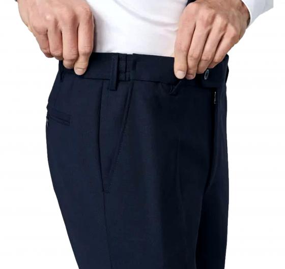 MEYER Pantalone Uomo Modello Oslo Perfect Fit 9-344/17 Colore Blu Marine