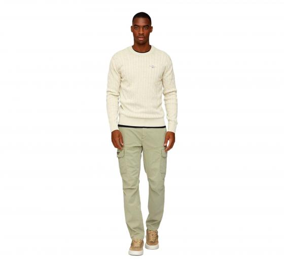 AERONAUTICA MILITARE Pantalone Uomo Con Tasconi Laterali in cotone e lyocell  241PA1602CT3343 Colore Verde Salvia