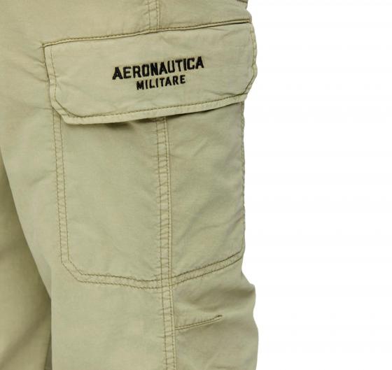 AERONAUTICA MILITARE Pantalone Uomo Con Tasconi Laterali in cotone e lyocell  241PA1602CT3343 Colore Verde Salvia