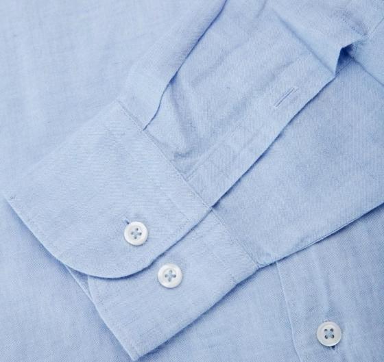 BOSS Camicia Uomo Vestibilita' Casual Lino e Cotone 50513661 Colore Celeste