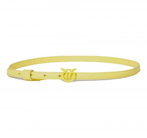 PINKO Cintura Donna Love Berry Belt H1 Color Block Colore Giallo H85B