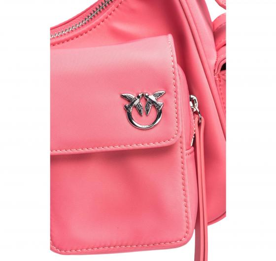 PINKO Borsa Donna Cargo Bag Recycled Nylon P31N Colore Rosa