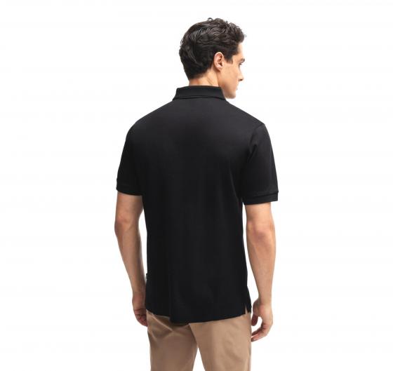 BOSS Polo Uomo In Cotone Mercerizzato Con Zip Slim Polston 11 50513375 Colore Nero