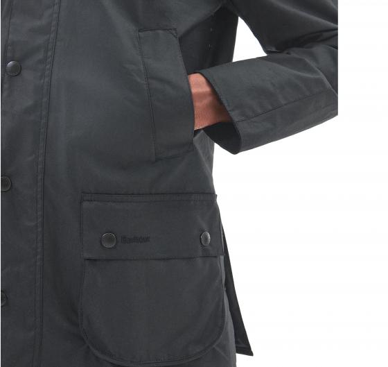 BARBOUR Giacca Da Uomo Cerata Modello Ashby MWX0339BK72 Colore Classic Black