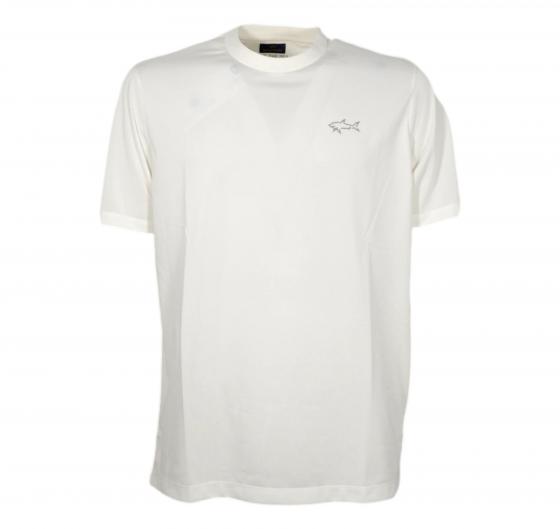 PAUL & SHARK T-Shirt Uomo Con Reflex Shark 24411095 Colore Bianco