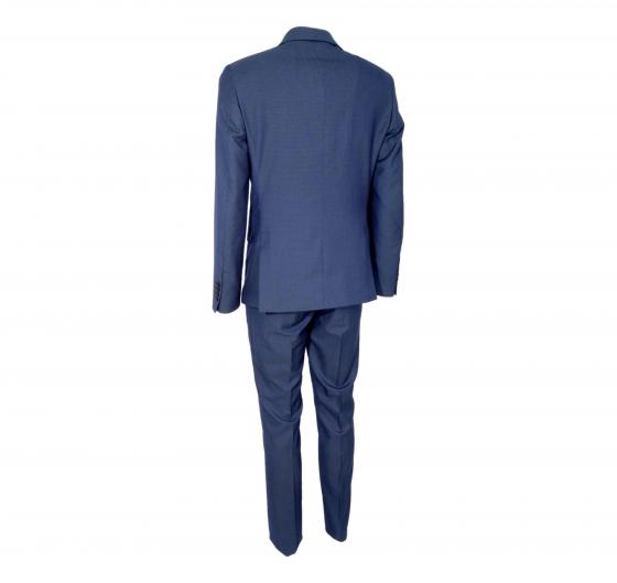 ALESSANDRO GILLES Abito Uomo Extra Slim Made ART. A300 0015 Blu PUNTASPILLO
