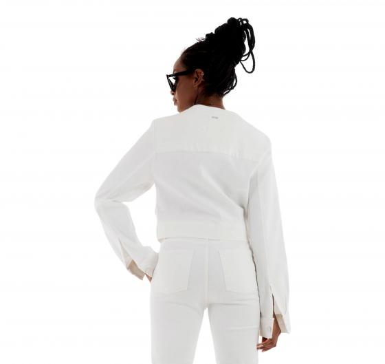 BOSS Giacca In Denim Donna 50514580 Denim Jaket 12.0 Colore Bianco