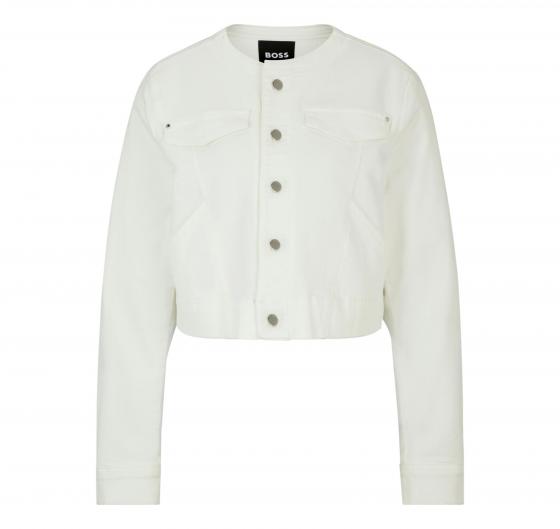 BOSS Giacca In Denim Donna 50514580 Denim Jaket 12.0 Colore Bianco