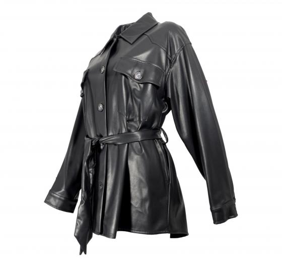 LISA KOTT Giacca Donna In Similpelle LK2052 Colore Nero