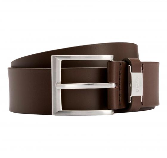 BOSS Cintura Connio in Pelle Brandizzato Sul Passante 50475116 Marrone
