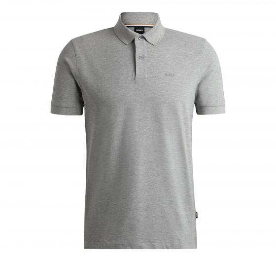 BOSS Polo Uomo In Cotone Biologico Con Logo Ricamato PALLAS 50468362 041 Colore Grigio
