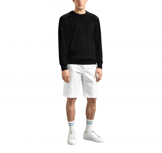 PAUL SHARK YACHTING Maglia Uomo Con Toppe Girocollo C0P1026 Colore Nero