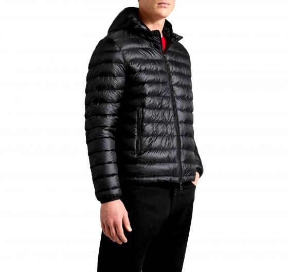 PAUL SHARK Giubotto Uomo In Piuma Ultralight Con Cappuccio Staccabile C0P2008 Colore Nero