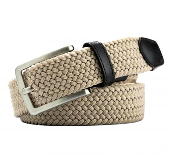 MEYER Cintura da Uomo Elasticizzata Modello 616/30 Colore Beige