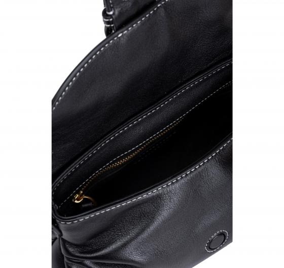 PINKO Borsa Donna Jolene Shoulder Mini Con Tracolla In Metallo Z99Q Colore Nero