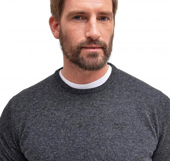 BARBOUR Maglia Girocollo Uomo Lana D'Agnello MKN0345CH51 Charcoal Elegante Casual
