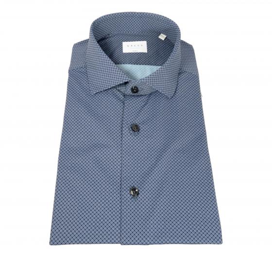 XACUS Camicia Fantasia Armaturato Active Shirt 71623002 Colore Blu