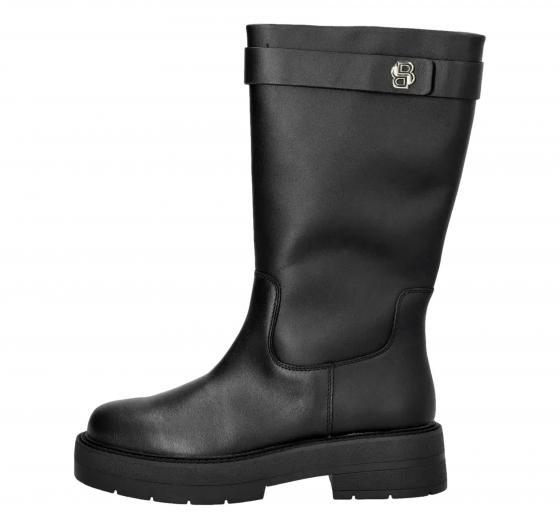 BOSS Stivali Donna in Pelle Con Monogramma Double B Dettagli Rebby BKBootie CBB  50529775 Colore Nero