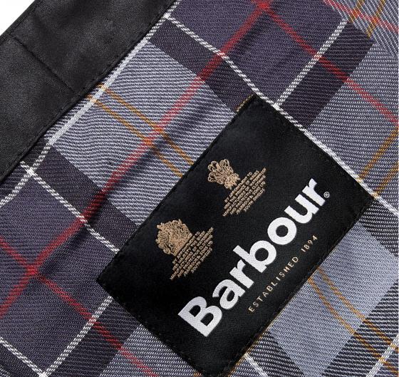 BARBOUR Cappuccio in Cotone Cerato MHO0004BK91 Colore Black