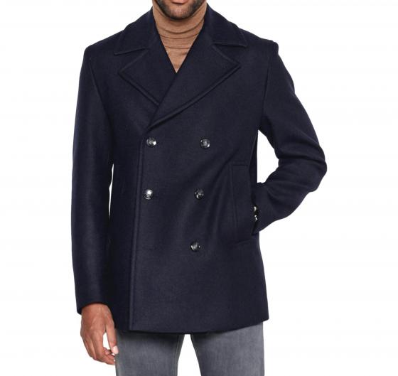BOSS Giaccone Doppiopetto Uomo Modello Picoat H-Clay-Pcoat-244 50527932 Blu