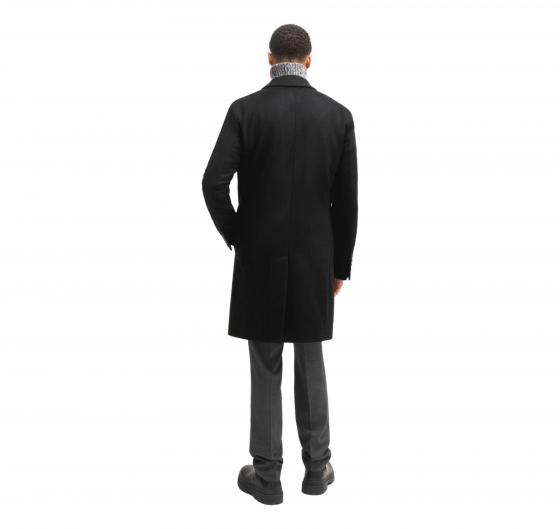BOSS Cappotto Uomo Slim Fit in Lana vergine e Cashmere Modello H-Hyde-244 50525739 Colore Nero