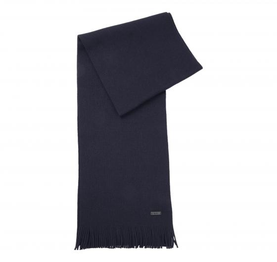 BOSS Sciarpa in Lana Vergine Lavorazione Raschel Modello Albas 50495340 Colore Blu