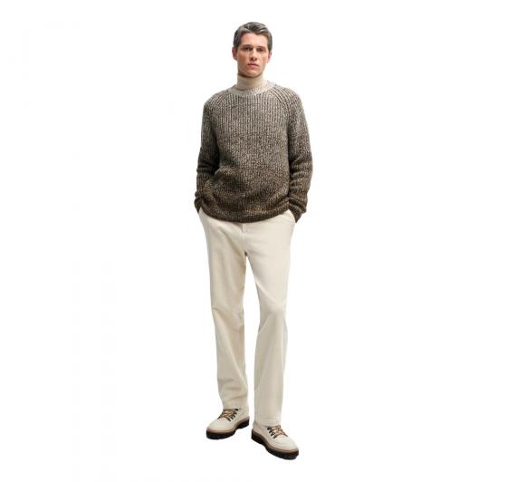 BOSS Maglione Uomo Regular Fit Con Lavorazione Degrade H Ezrano 50526896 Colore Marrone Multicolor