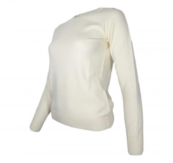 CASHMERE COMPANY Maglia Donna Girocollo In Cashmere Lana ID116 1234 Colore Bianco