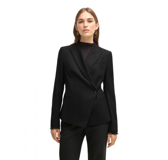 BOSS Giacca Donna Slim Fit In Twill Di Misto Lana Jia DB1 50524019 Colore Nero