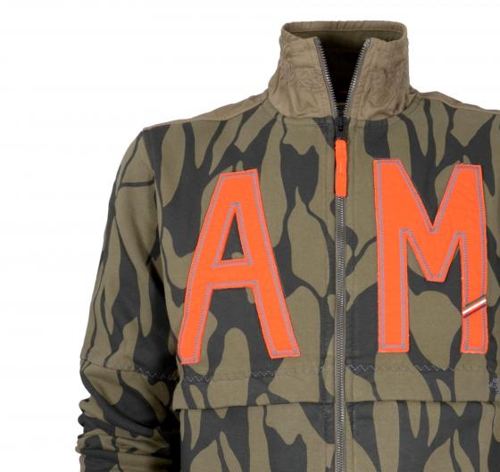 AERONAUTICA MILITARE Felpa Uomo AM 242FE1939F520 Colore Verde Militare