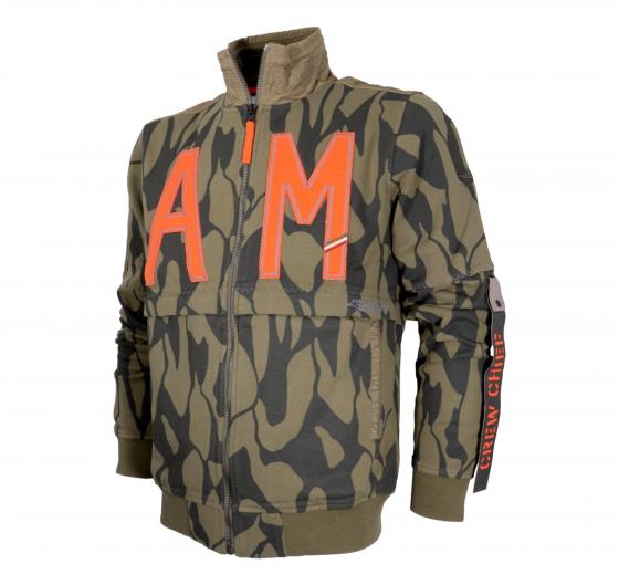 AERONAUTICA MILITARE Felpa Uomo AM 242FE1939F520 Colore Verde Militare