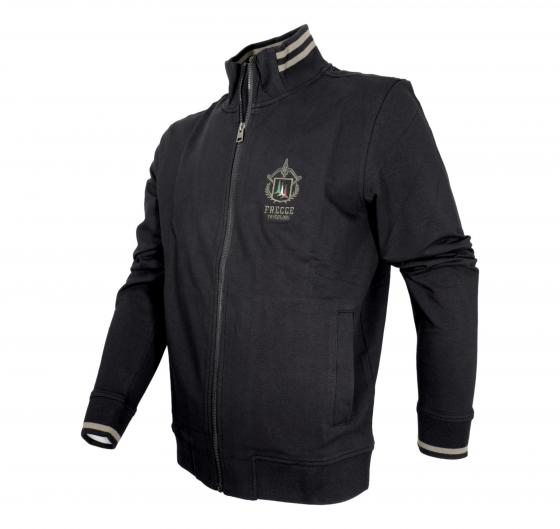 AERONAUTICA MILITARE Felpa Uomo Con Zip Frecce Tricolori FE1955F459 Colore Nero