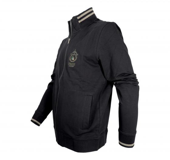 AERONAUTICA MILITARE Felpa Uomo Con Zip Frecce Tricolori FE1955F459 Colore Nero