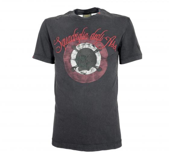 AERONAUTICA MILITARE T-Shirt Uomo Squadriglia Degli Assi TS2210 Colore Nero