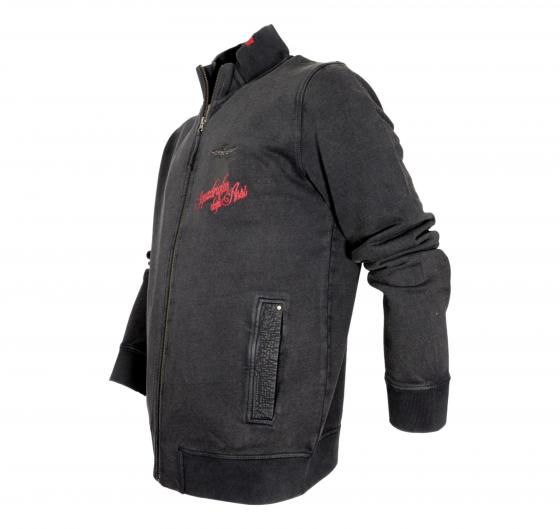 AERONAUTICA MILITARE Felpa Uomo Squadriglia Degli Assi FE1873 Colore Nero
