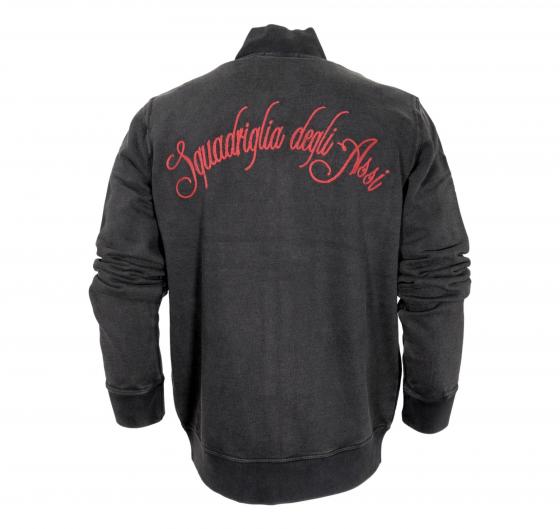 AERONAUTICA MILITARE Felpa Uomo Squadriglia Degli Assi FE1873 Colore Nero