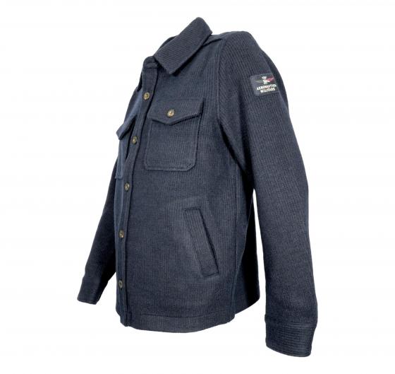 AERONAUTICA MILITARE Giacca Camicia Uomo 242AC027L540 Colore Blu