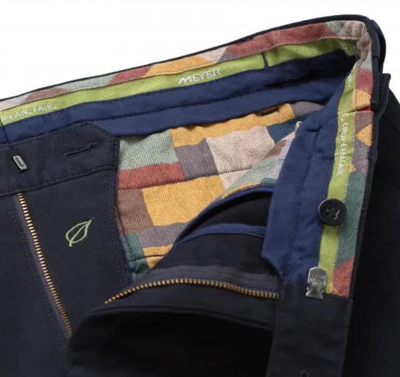 MEYER Pantalone Uomo Rio Flex Dream Finish Modern Fit 2-3552/18 Colore Blu
