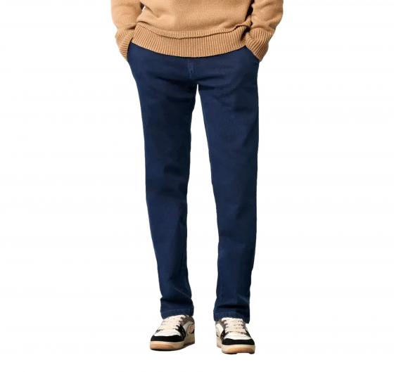 MEYER Tencel Denim Pantalone Uomo Modello Bonn Modern Fit 2-4545/18 Blu